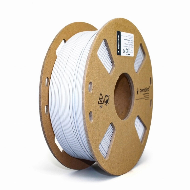 Gembird PLA Matte 1,75mm, 1kg, šedá; 3DP-PLA-01-MTSG