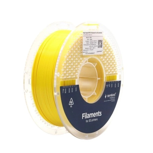 PETG high speed filament 1,75 mm 1 kg žlutý
