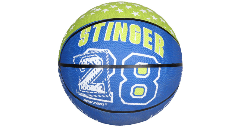 Print Mini basketbalový míč zelená, č. 3