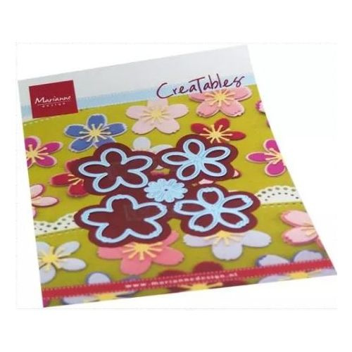 Květy - vyřezávací kovové šablony Creatables (5ks)