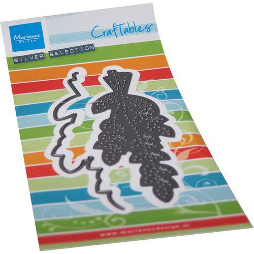 Levandule na vyšívání - vyřezávací kovové šablony Craftables (2ks)