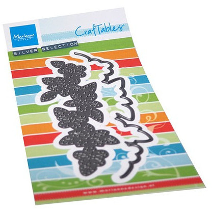 Květiny na vyšívání - vyřezávací kovové šablony Craftables (2ks)