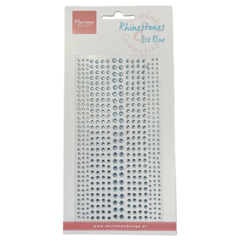 Samolepicí kamínky ledově modré 496ks