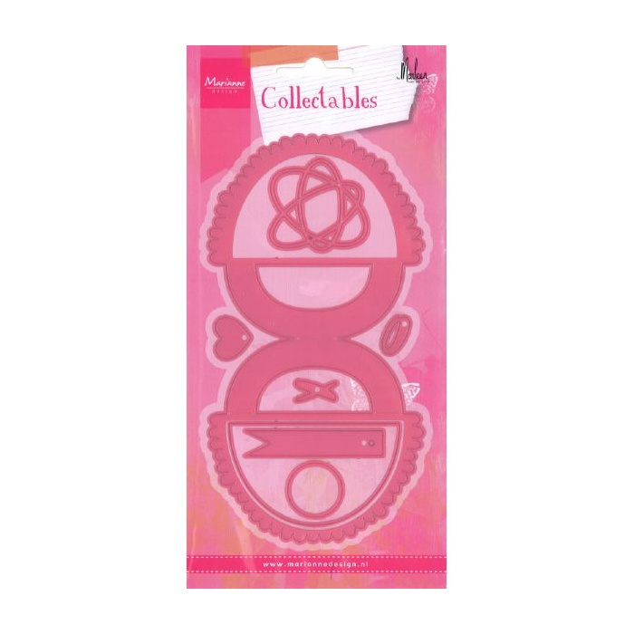 Dekorační držadlo 1 - vyřezávací kovové šablony Collectables (8ks)