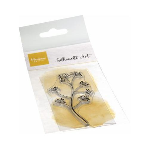 Květina kalina - silikonové gelové razítko (1ks)