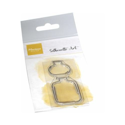 Váza - silikonová gelová razítka (2ks)