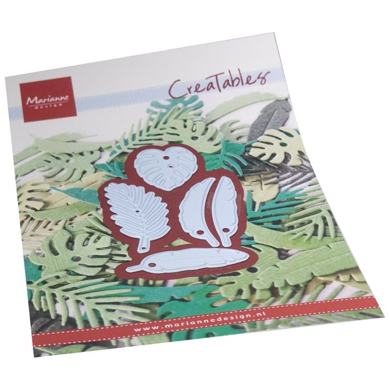 Listy z džungle - vyřezávací kovové šablony Creatables (5ks)