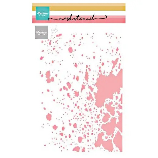 Plastová šablona 15x21cm inkoustové skvrny