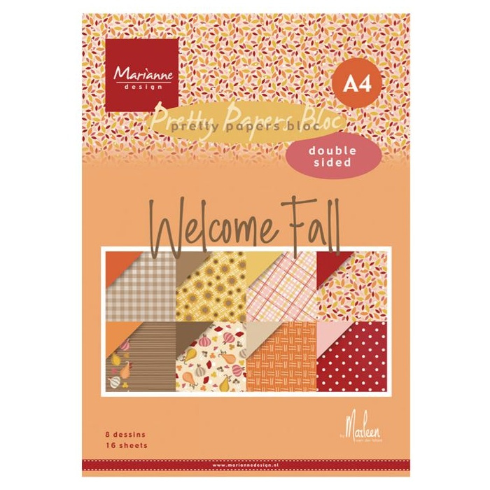 Sada oboustranných papírů A4 Welcome Fall