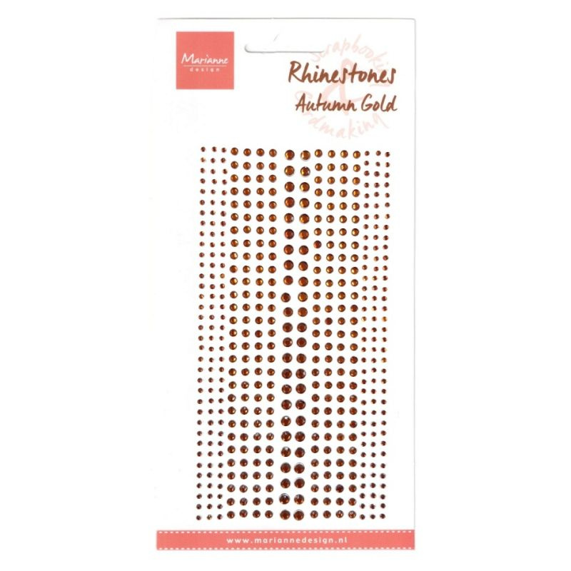 Samolepicí kamínky hnědé 496ks