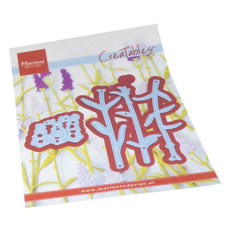 Levandule - vyřezávací a embosovací kovové šablony Creatables (4ks)