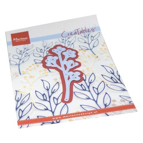 Větvička s bobulemi - vyřezávací kovová šablona Creatables (1ks)