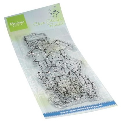 Ptačí budky - silikonové gelové razítko (1ks)