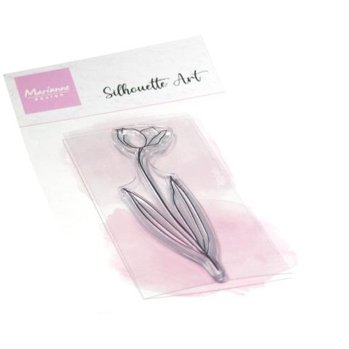 Tulipán - silikonové gelové razítko (1ks)