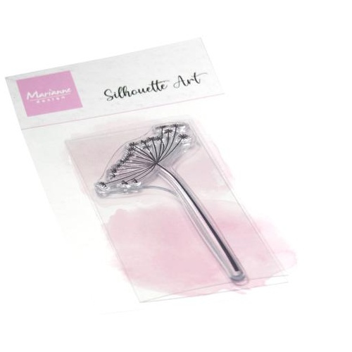 Květina - silikonové gelové razítko (1ks)