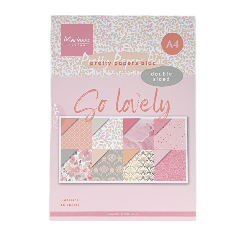 Sada oboustranných papírů A4 So lovely