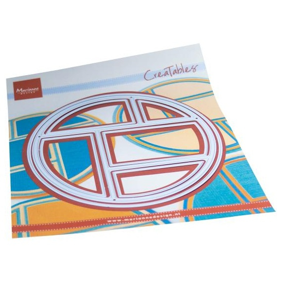 Kruh s rámečky - vyřezávací kovové šablony Creatables (7ks)