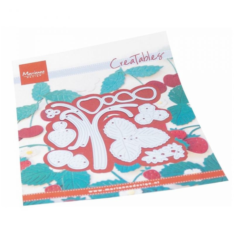 Jahody - vyřezávací kovová šablona Creatables (7ks)