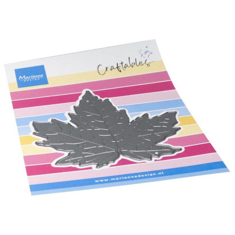 List javorový - vyřezávací kovová šablona Craftables (1ks)