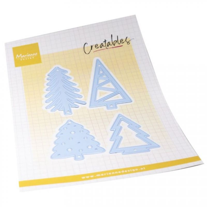 Stromečky - vyřezávací kovové šablony Creatables (4ks)