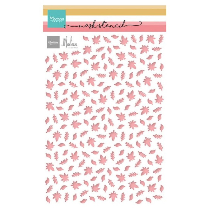 Plastová šablona 15x21cm padající listí