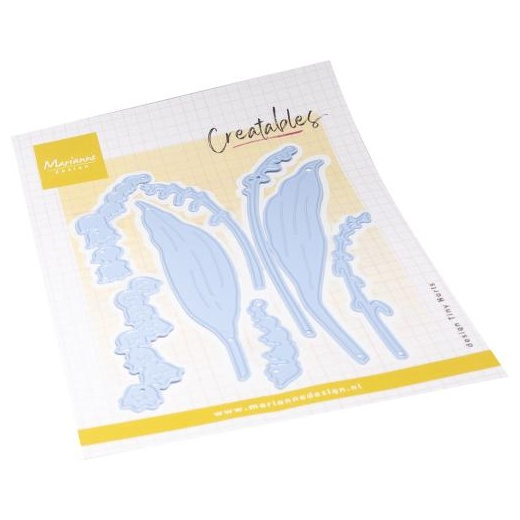 Konvalinka - vyřezávací kovové šablony Creatables (8ks)