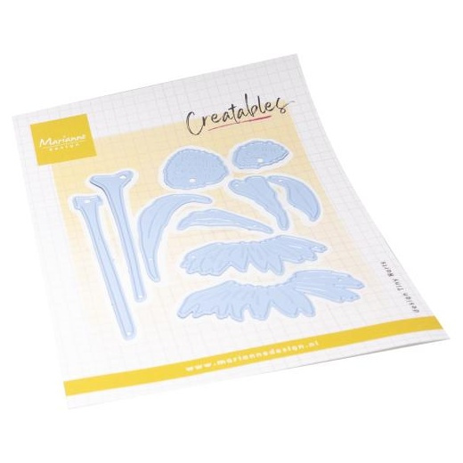 Echinacea - vyřezávací kovové šablony Creatables (10ks)