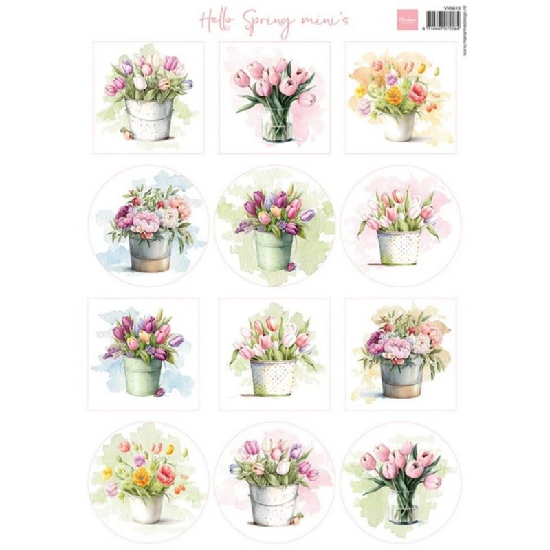 List A4 s obrázky - Jaro (5ks)