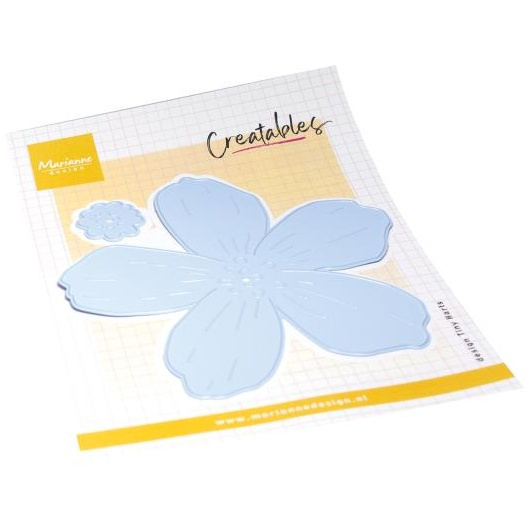 Velký květ - vyřezávací kovové šablony Creatables (2ks)