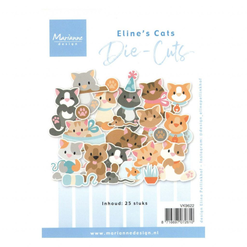 Papírové výřezy - Kočky (25ks)