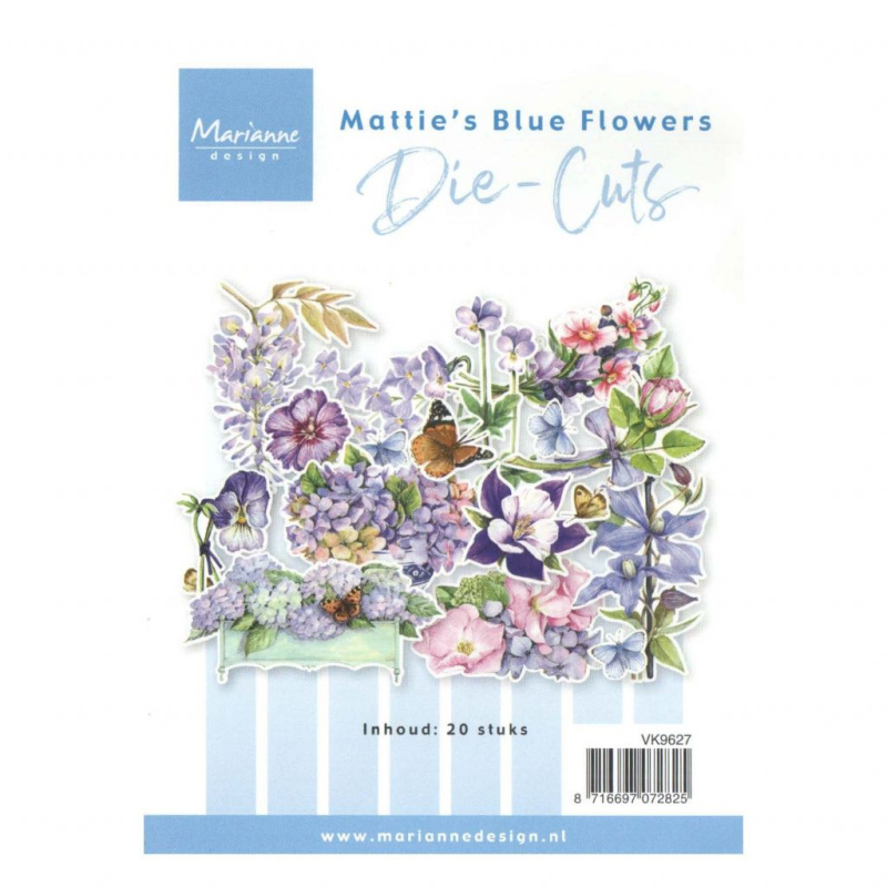 Papírové výřezy - Květiny (20ks)