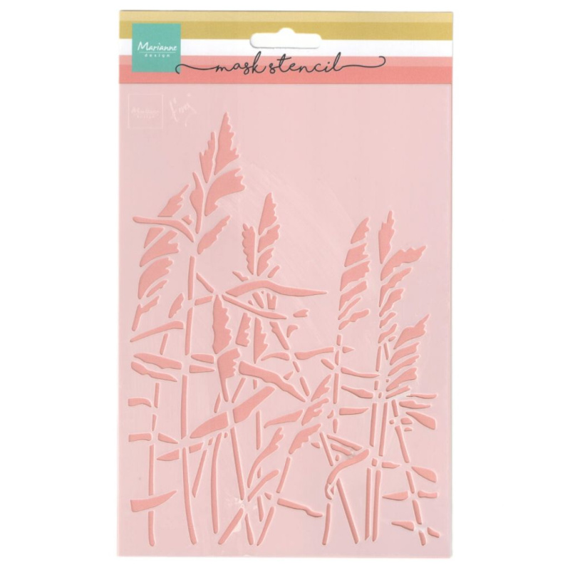 Plastová šablona 15x21cm okrasná tráva