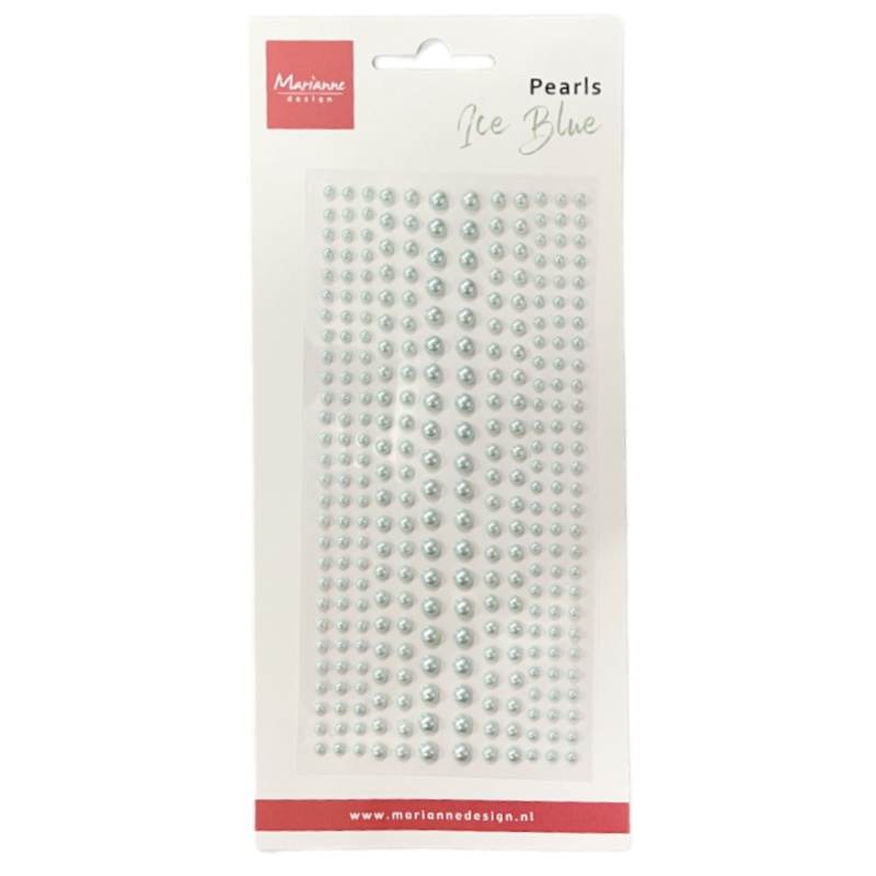 Samolepicí perličky světle modré (300ks)