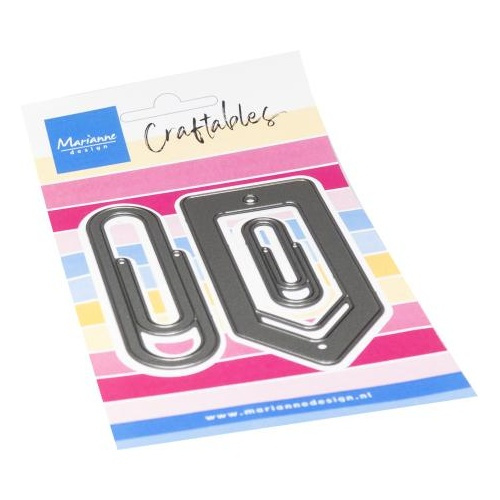 Kancelářské sponky - vyřezávací kovové šablony Craftables (3ks)