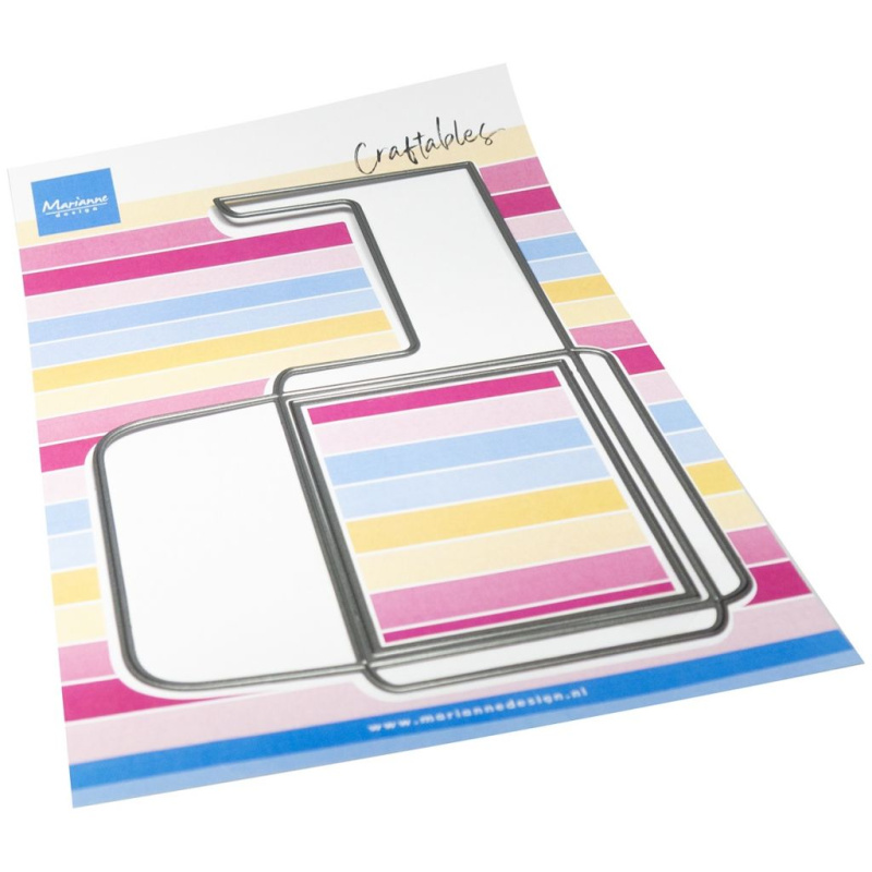 Obálka - vyřezávací kovové šablony Craftables (2ks)