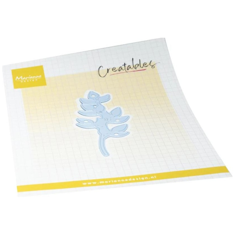 Větvička s lístky - vyřezávací kovová šablona Creatables (1ks)