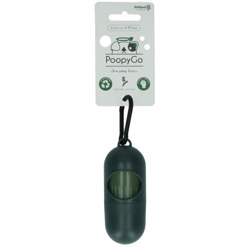 Vodítka, obojky a postroje pro psy - PoopyGo dispenser incl. 15 bags Lavender scented