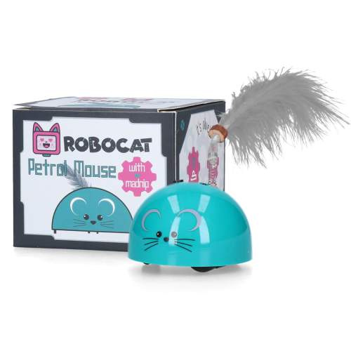 Hračka pro kočky - Robocat Mouse Petrol