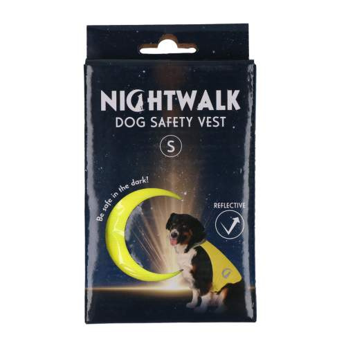 Vodítka, obojky a postroje pro psy - Nightwalk Safety Vest Yellow S