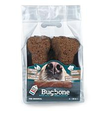 BUGBONE Pamlsky pro psy medium kost s hmyzem 6 kusů