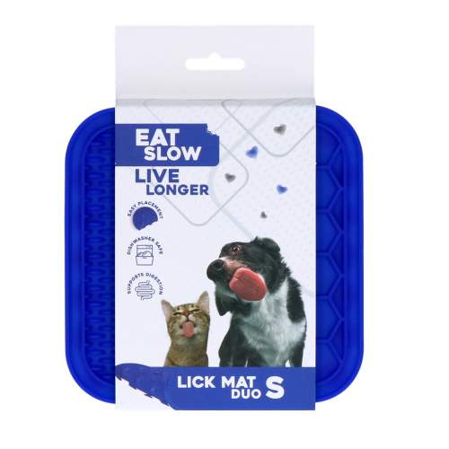 Hračka pro psy - Eat Slow Live Longer Lick Mat Duo S Blue