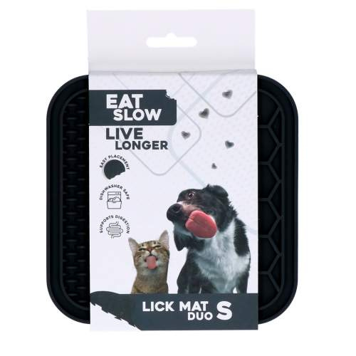 Hračka pro psy - Eat Slow Live Longer Lick Mat Duo S Grey