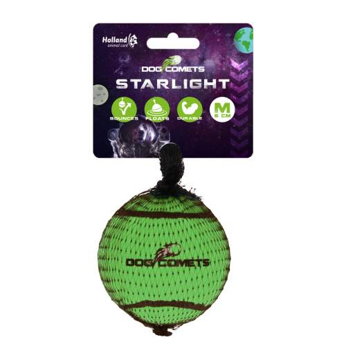 Hračka pro psy - Dog Comets Starlight Tennis Ball M Green