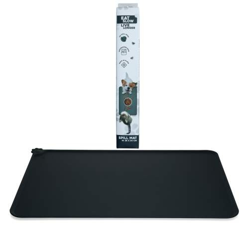 Misky, fontány & láhve pro psy - Eat Slow Live Longer Spill Mat M Grey