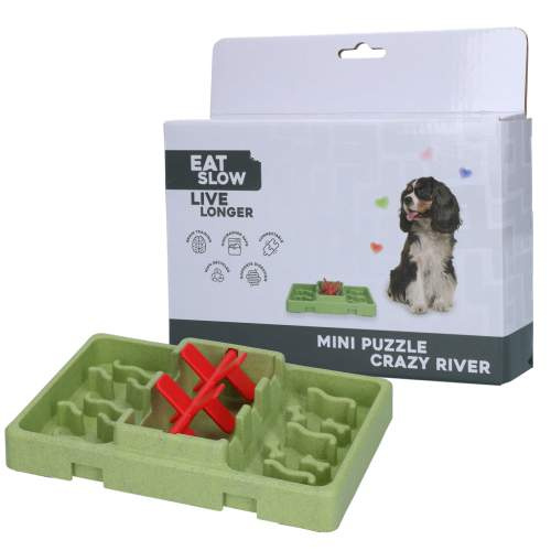 Hračka pro psy - Eat Slow Live Longer Mini Puzzle Crazy River
