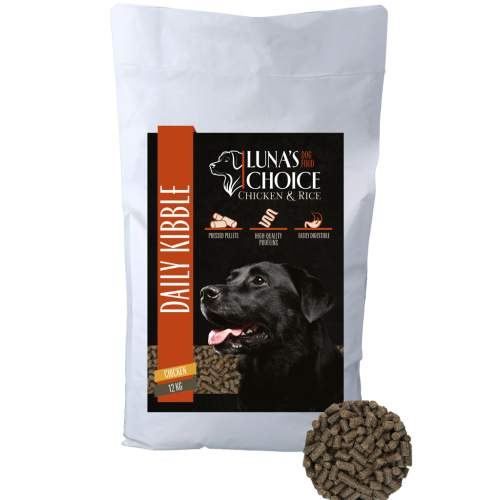 Granule pro psy - Luna's Choice Adult Chicken/Rice 12 kg