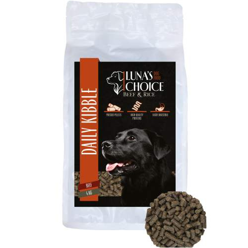 Granule pro psy - Luna's Choice Adult Beef/Rice 4 kg