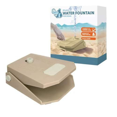 Hračka pro psy - Coolpets Splash Water Fountain Beige