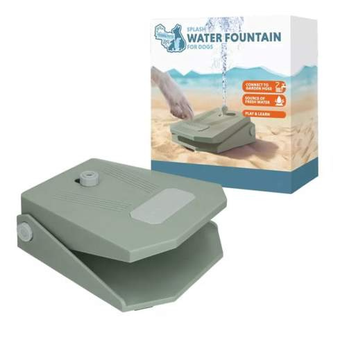 Hračka pro psy - Coolpets Splash Water Fountain Olive green