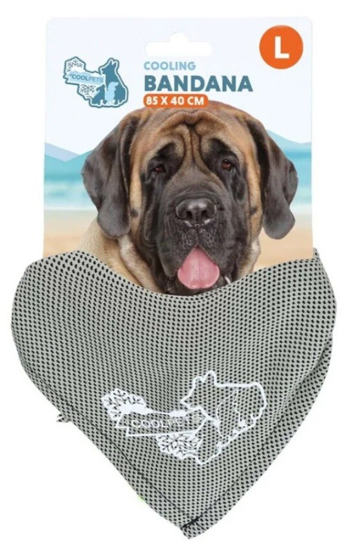 CoolPets chladící šátek Beige vel. L/85x40cm